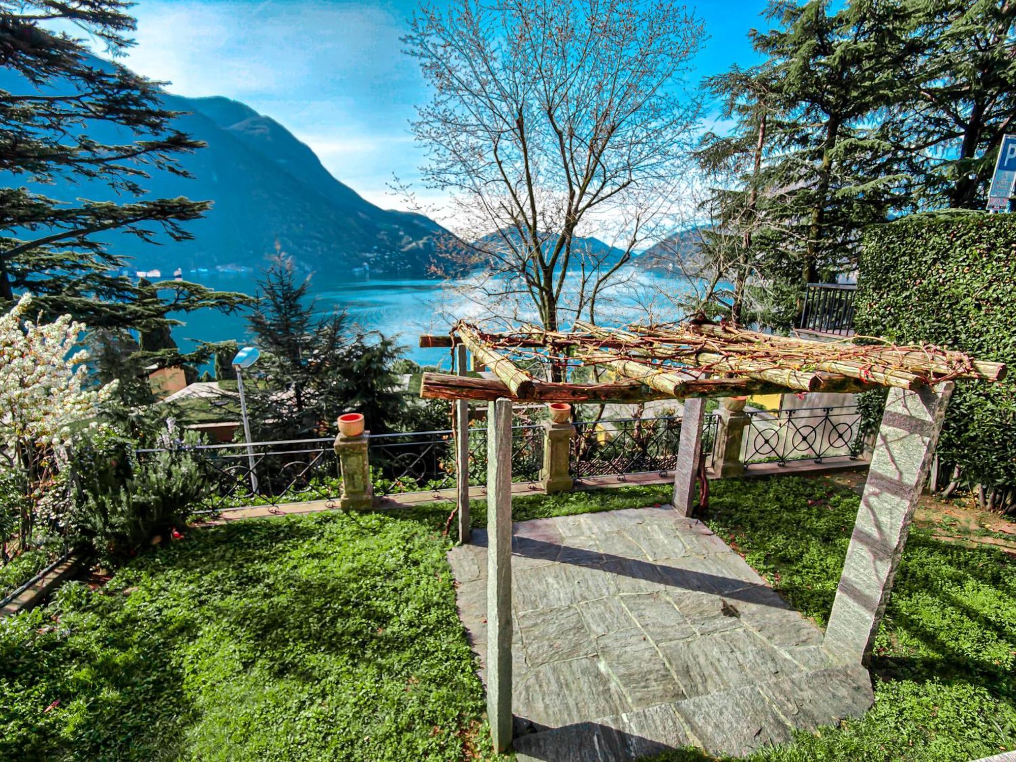 La Castignola Con Vista Di E Giardino Condiviso * Lugano